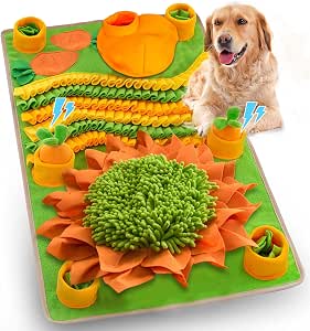 Alfombra De Olfateo Para Perros - Juego De Inteligencia Y Comida Lenta, 39x39 Cm