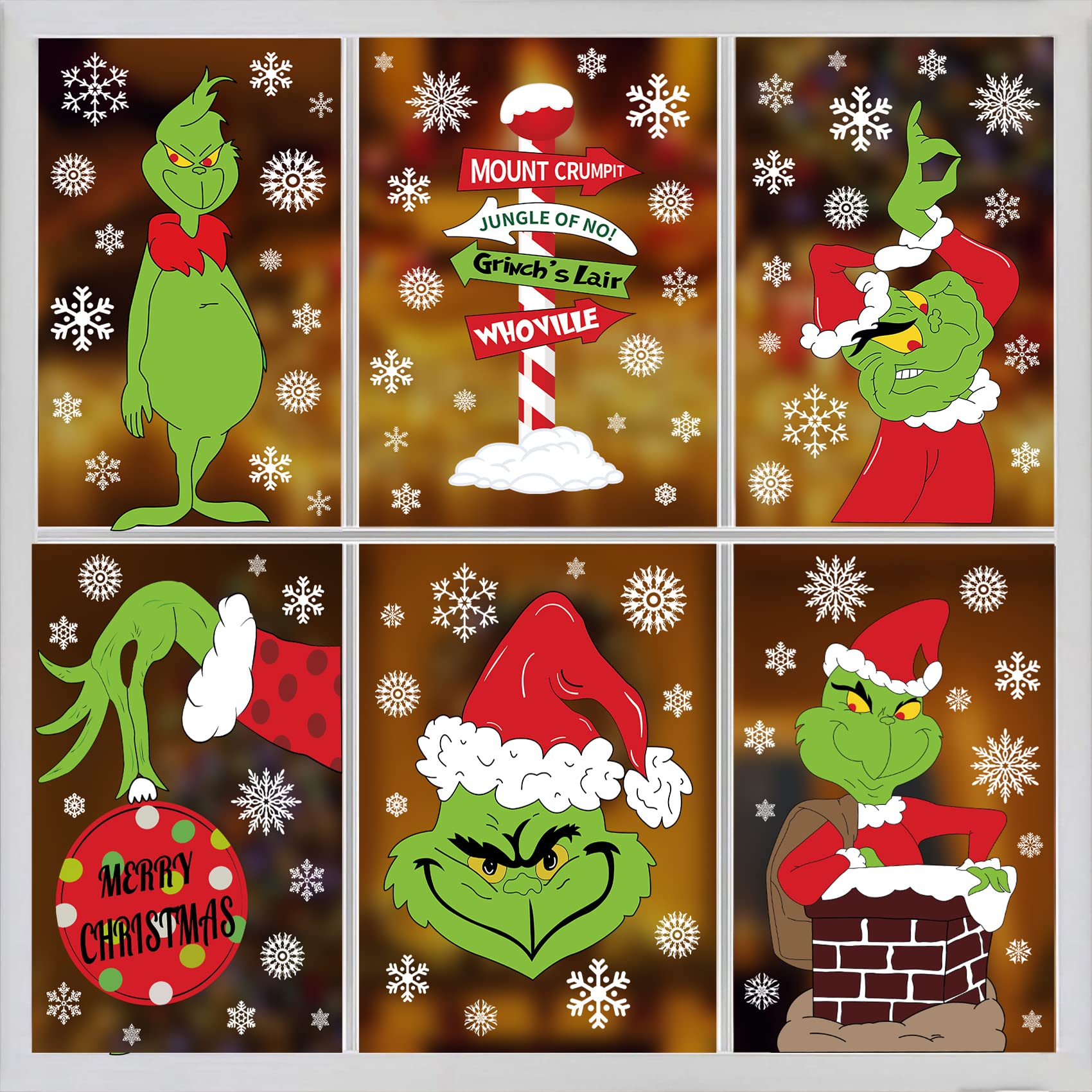 Buy Christmas Window Clings Christmas Window Clings 8Sheet Christmas Decorations Christmas buy-christmas-window-clings-christmas-window-clings-8sheet-christmas-decorations-christmas