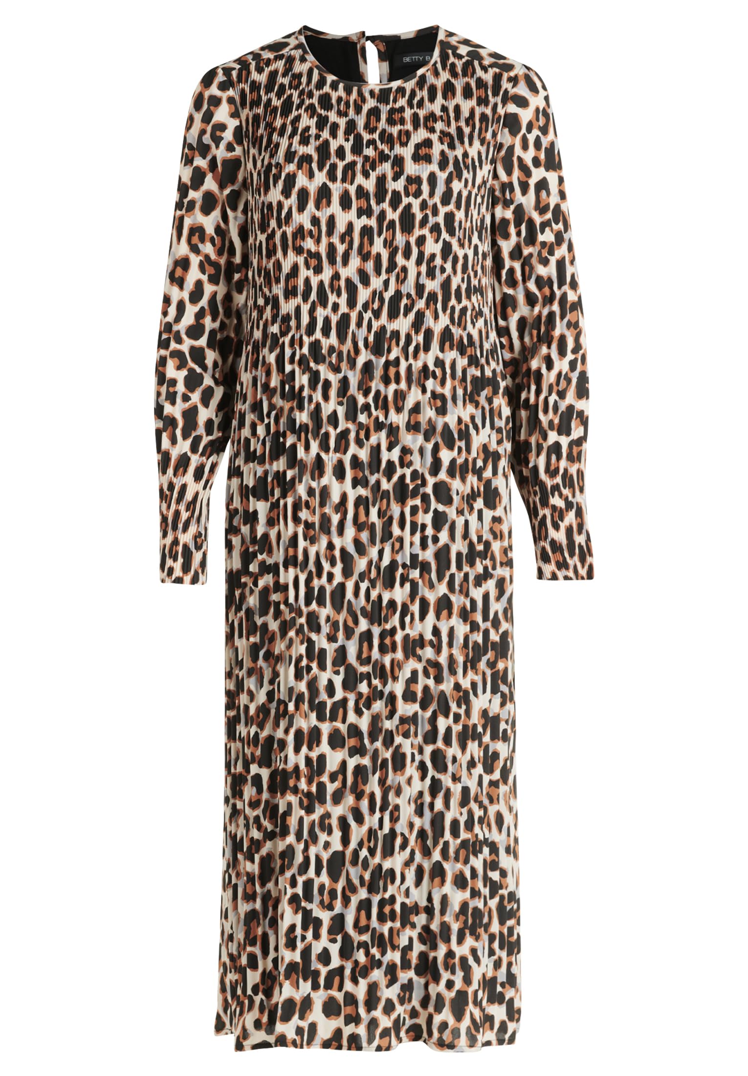 Betty Barclay Damen Plisseekleid Langarm