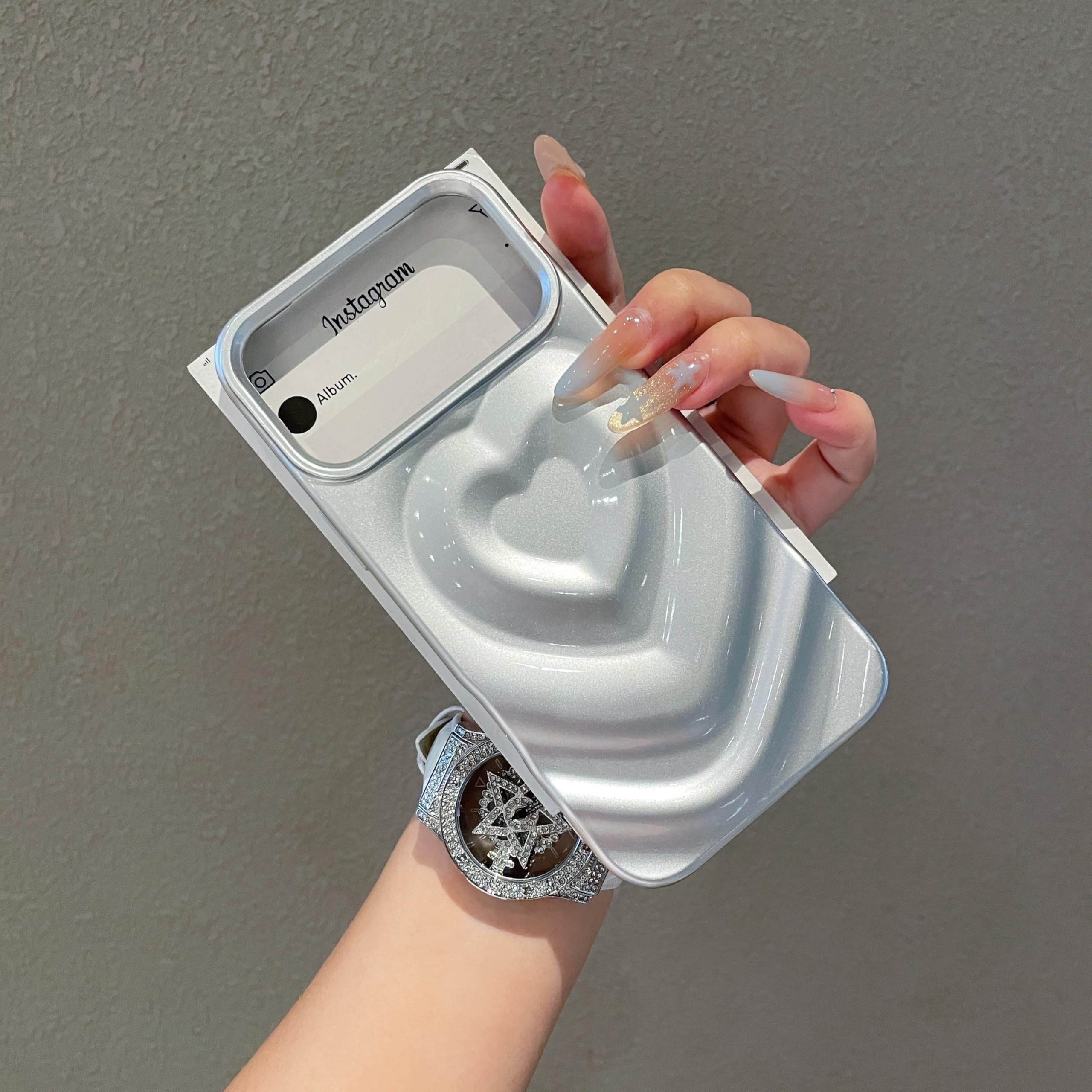 Amazon.co.jp: EWVBKN iPhone 12 Pro用ケース 6.1インチ 可愛い ハート
