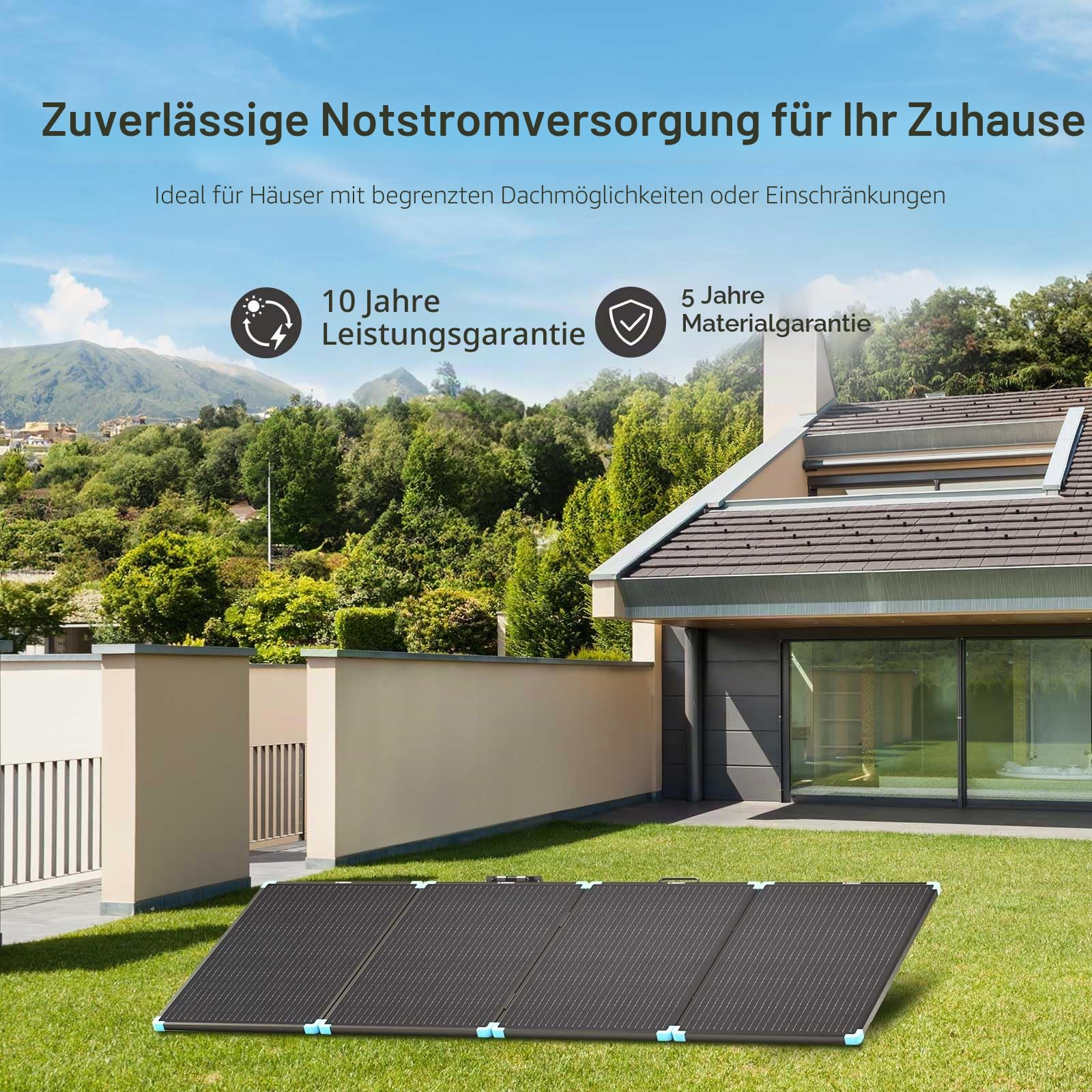 Renogy 220 W leichter tragbarer Solar-Koffer, faltbares Solarpanel mit Ständer für Wohnmobil, Camping, Verdunkelung, netzunabhängiges System