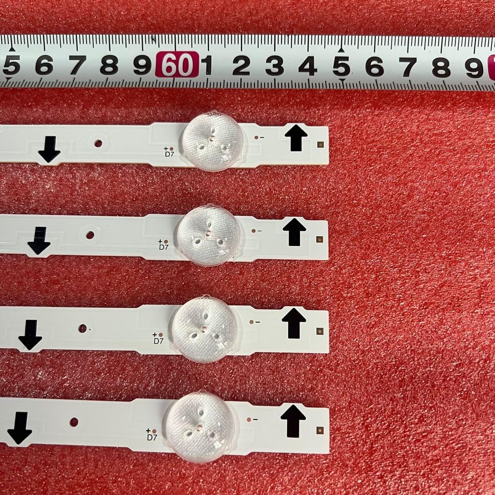 Bande LED for téléviseur UE32J5502AK UE32J5100 UE32J5500 UE32H5000 UE32H5500 UE32H6200 D4GE-320DC1-R1 R2 BN96-30442A 30443A(4pcs for 1 TV)