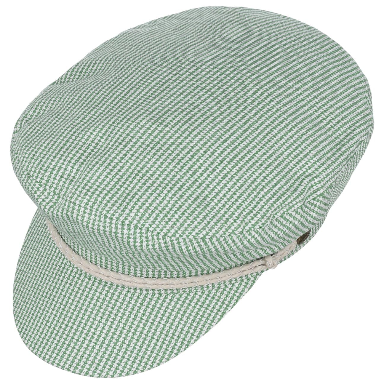 Brixton Ashland Houndstooth Elbsegler Schirmmütze Baker-Boy-Mütze Schiffermütze Ballonmütze Elbseglermütze Mit Schirm