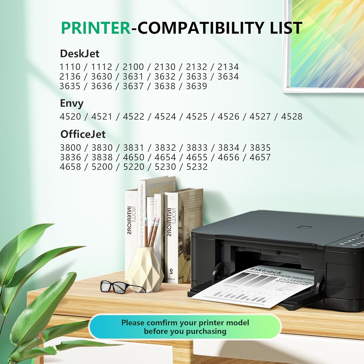 63XL Black Ink Cartridge (2-Black) Replacement for HP Ink 63 63XL HP63 XL Combo Pack Works with HP DeskJet 1112, 2130, 3630 Series; Envy 4510, 4520 Series; OfficeJet 3830, 4650, 5200 Series | F6U64AN