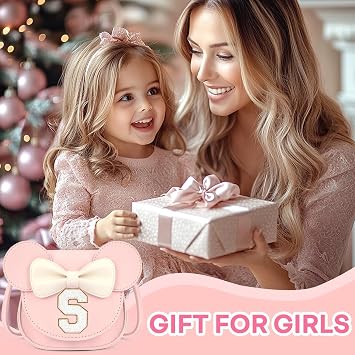 mibasies Toddler Purse Gifts for Girls: Purse Girl Toys for 2 Year Old Birthday Gift, Letter S