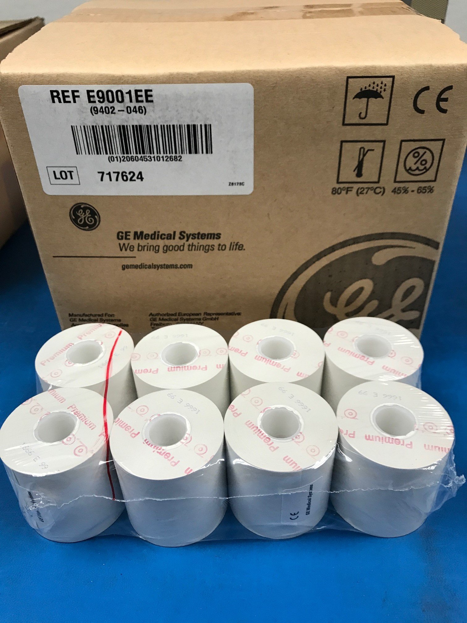 Thermal Paper (Pt# 9402-046) 50 Millimeters Case of 48 rolls GE OEM