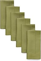 Vista 112 de Solino Home - Camino de mesa de lino con punto vainica, manteles individuales y servilletas