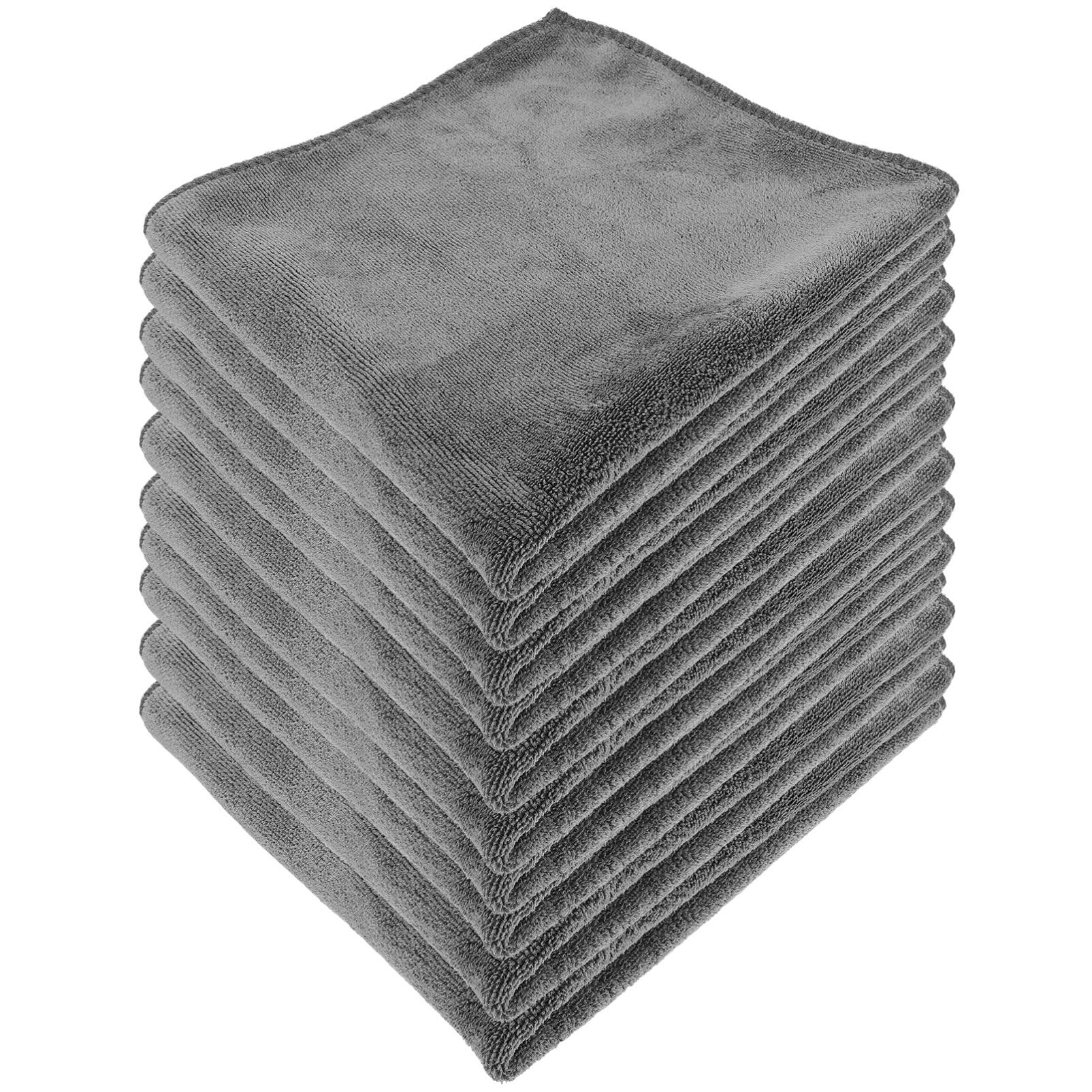 Chiffons de Nettoyage Absorbants 12 Pièces en Fibre Fine Réutilisables