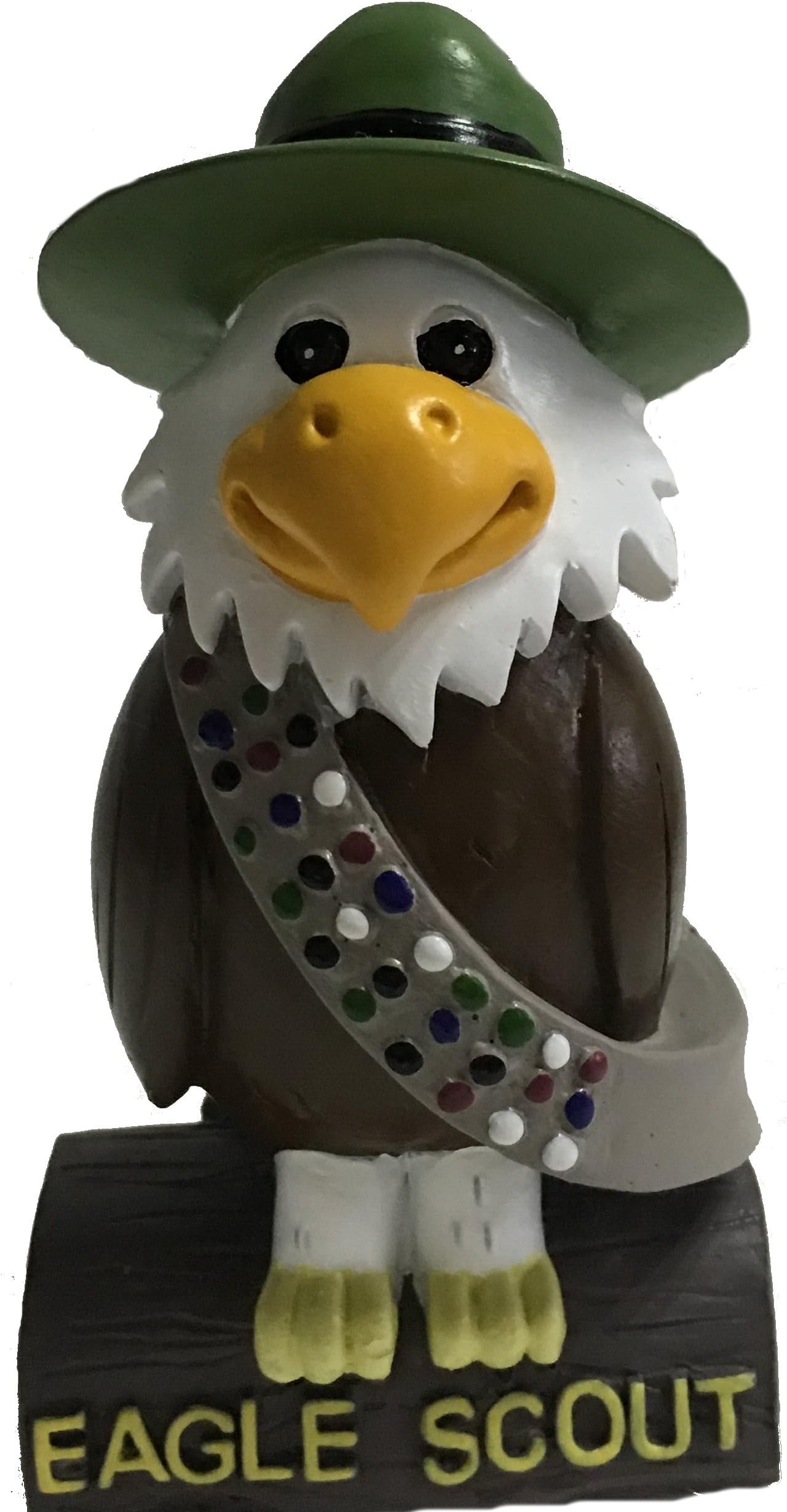 Scout Desk Ornament Present – Hand Painted Resin Statue – Scout Recognition Gift for Court of Honor or Eagle Ceremony