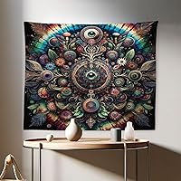 Vista 93 de Ambesonne Tapiz hawaiano, Costa Na Pali en la isla de Kauai en Hawái, día soleado, horizonte de montaña, colgante de pared para dormitorio, sala