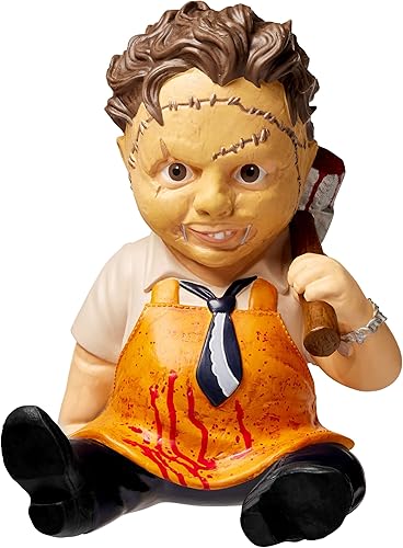 Spirit Halloween 14 pulgadas The Texas Chainsaw Massacre Leatherface Horror Baby Static Prop | Producto oficial | Decoración de terror | Decoración