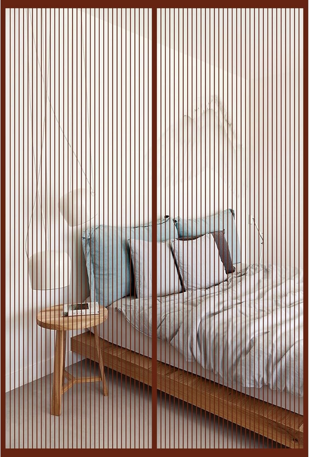 Oustiquaire Porte Agnétique 150x240c(59x94inch) Anti Oustique Ouche Oustiquaire Sur