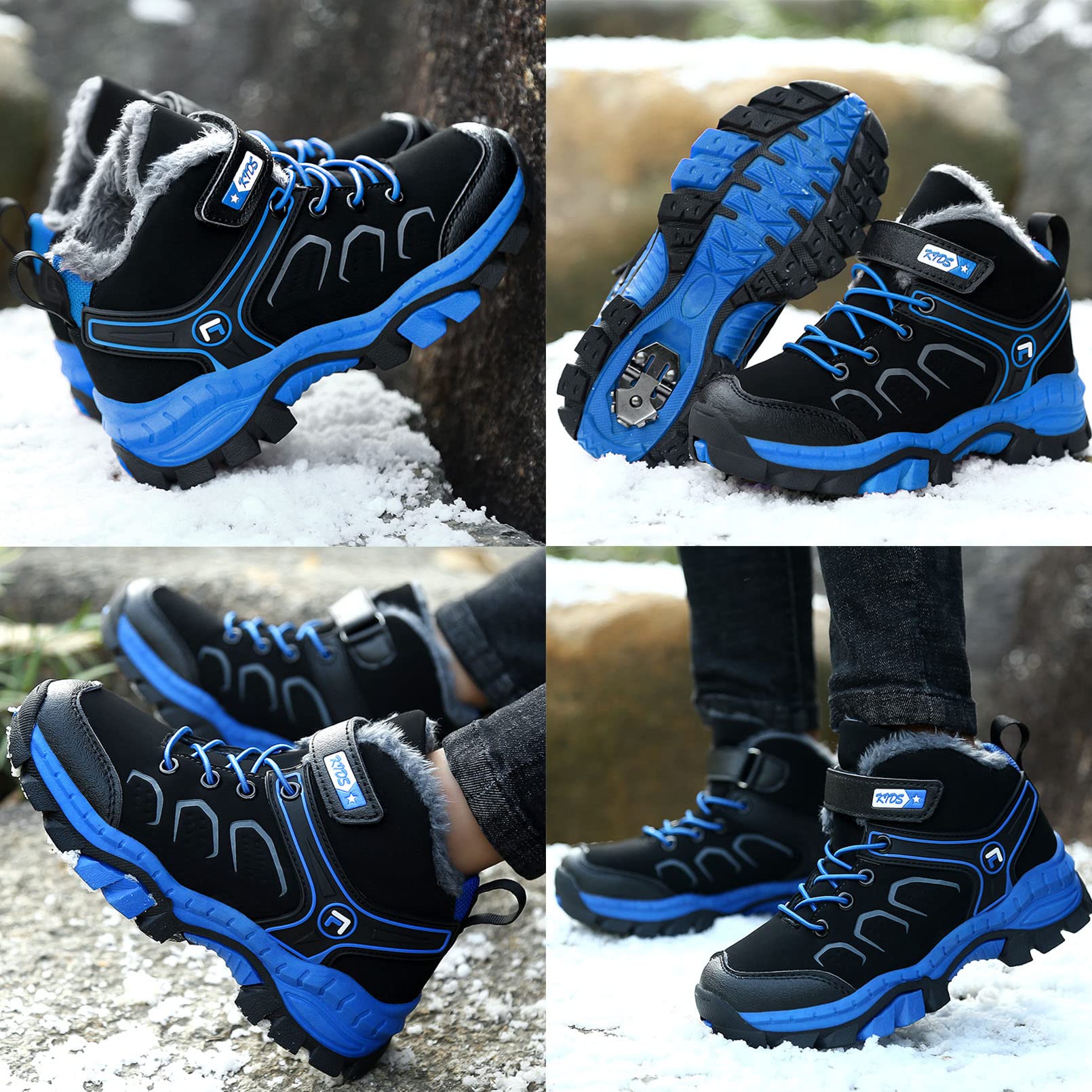 Enfants Baskets Loisirs Chaussures Antidérapant Outdoor Sneakers Léger Respirantes Chaussures de Marche Confortable Chaussures de Trekking