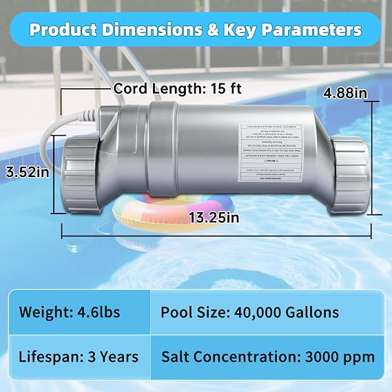 T-15 Salt Cell Replacement for Hayward W3T-CELL-15 40,000 Gallon Pools
