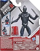 Vista 8 de G. I. Joe Snake Eyes G.I. Joe Origins Snakes Eyes figura de acción coleccionable con divertidas características de acción y accesorios, juguetes