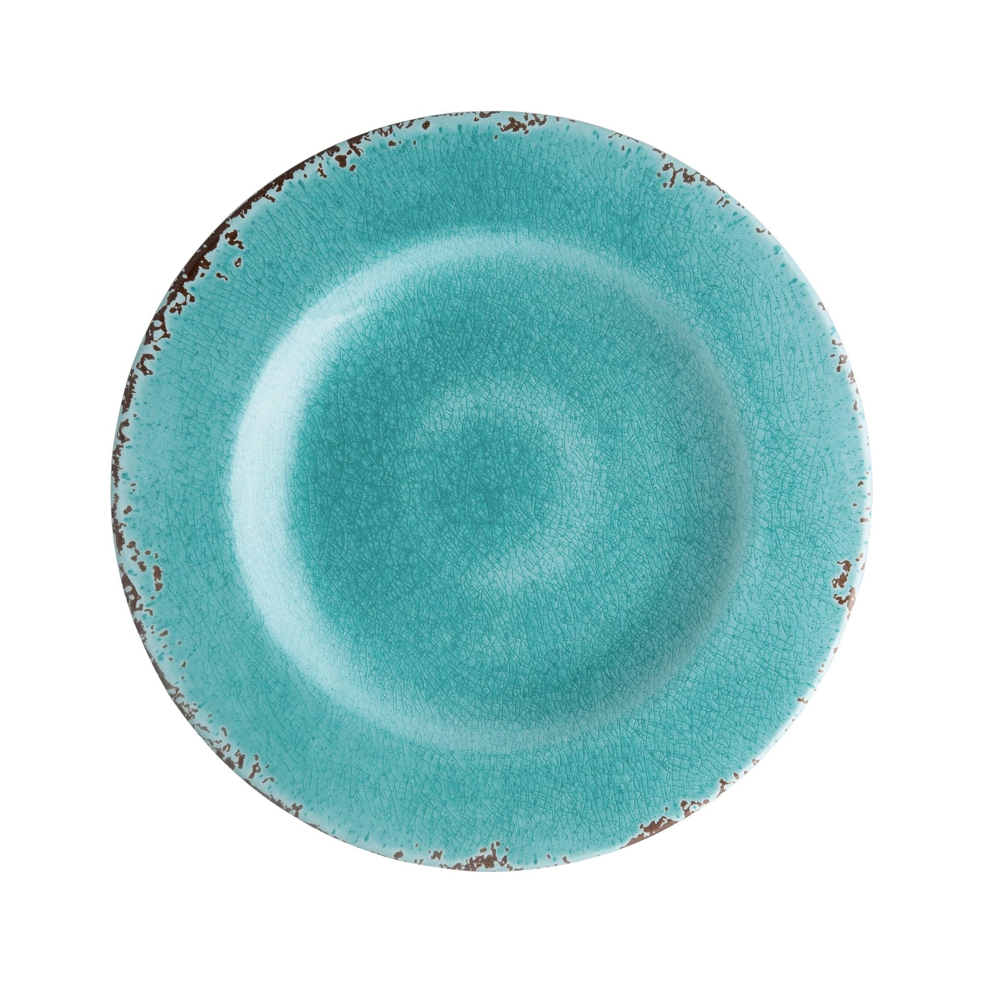 UP ware - Piatti da portata, in melamina, peso pesante e resistente, 6 pezzi, colore: Turchese