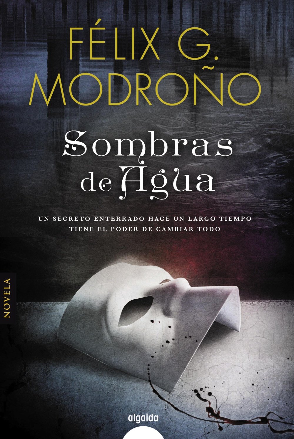 Portada de la novela histórica La cocinera de Sombras de agua, de Félix G. Modroño