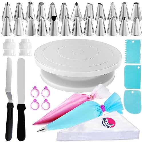 88 pcs Cake Decorating Kit with Cake Turntable