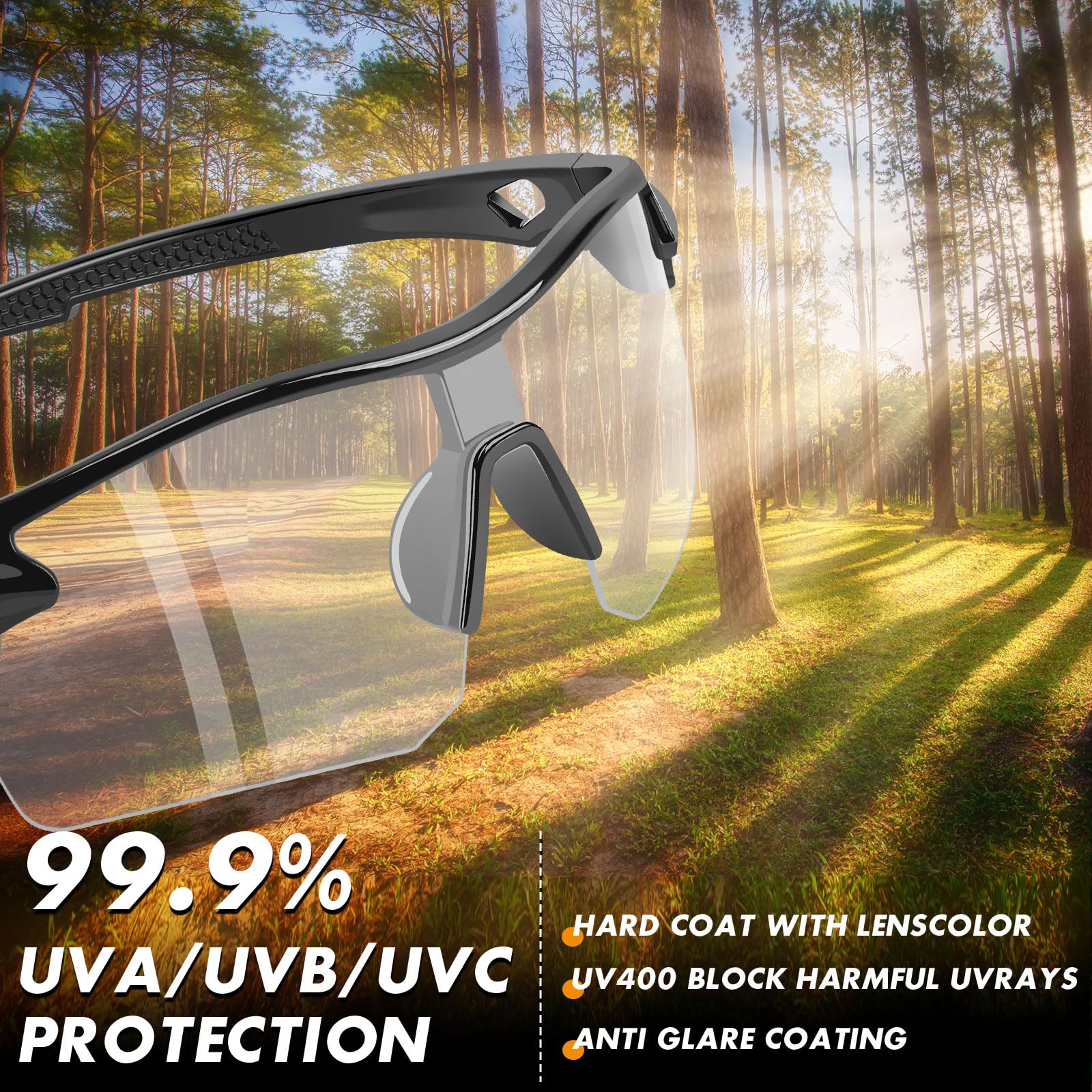 Paquete de 12 gafas de seguridad, ANSI Z87.1+gafas de protección UV, resistentes a los impactos, antiarañazos, para hombres y mujeres