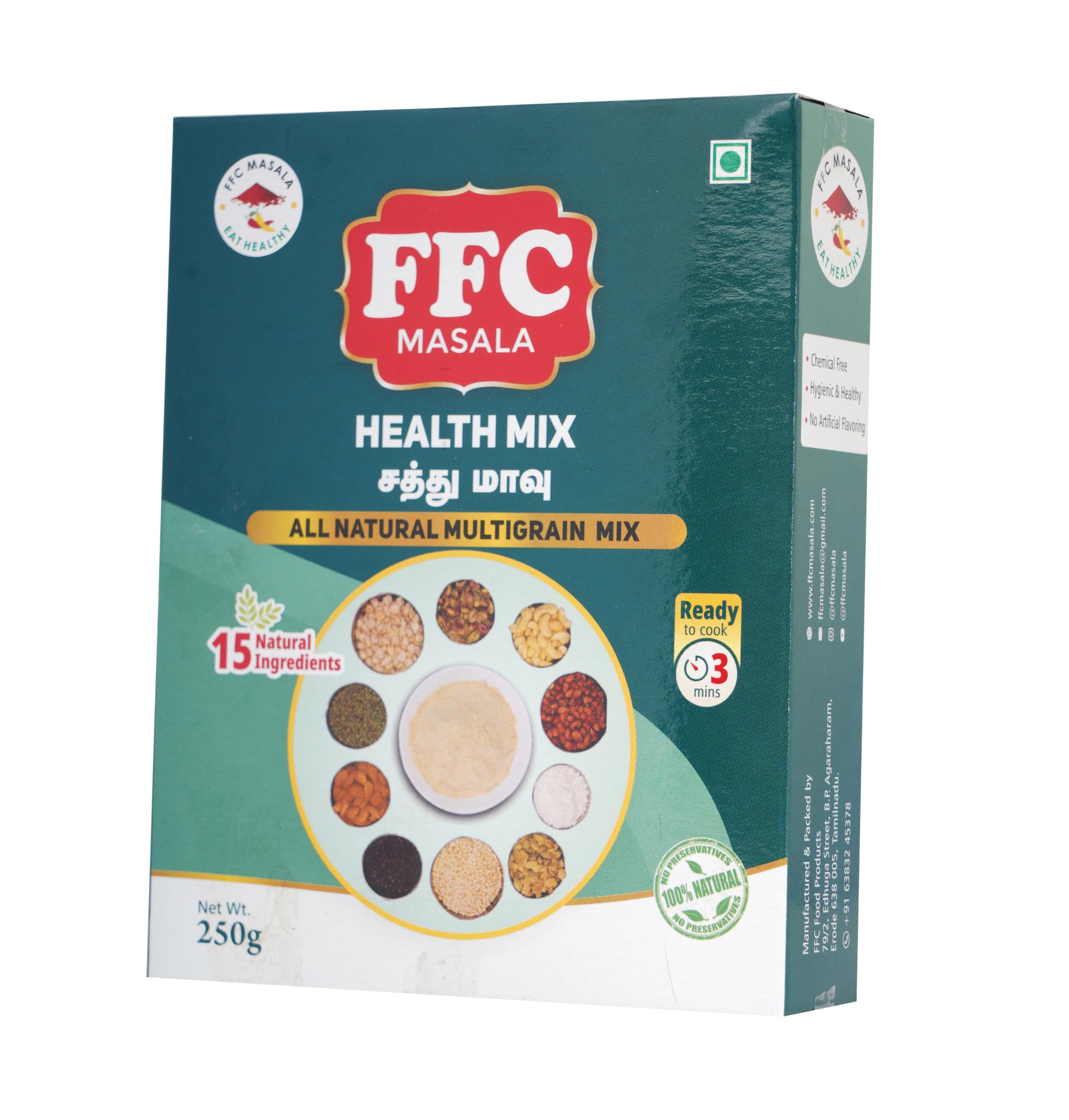 See full amazon price history chart for FFC Health Mix Powder, Sathu Maavu,250g - 15 Natural Ingredients - Homemade product - No Preservative - No Artifical Flavouring FFC Health Mix Powder, Sathu Maavu,250g - 15 Natural Ingredients - Homemade product - No Preservative - No Artifical Flavouring (B0CNZHZZVY) Amazon Price History, Amazon Price Tracker