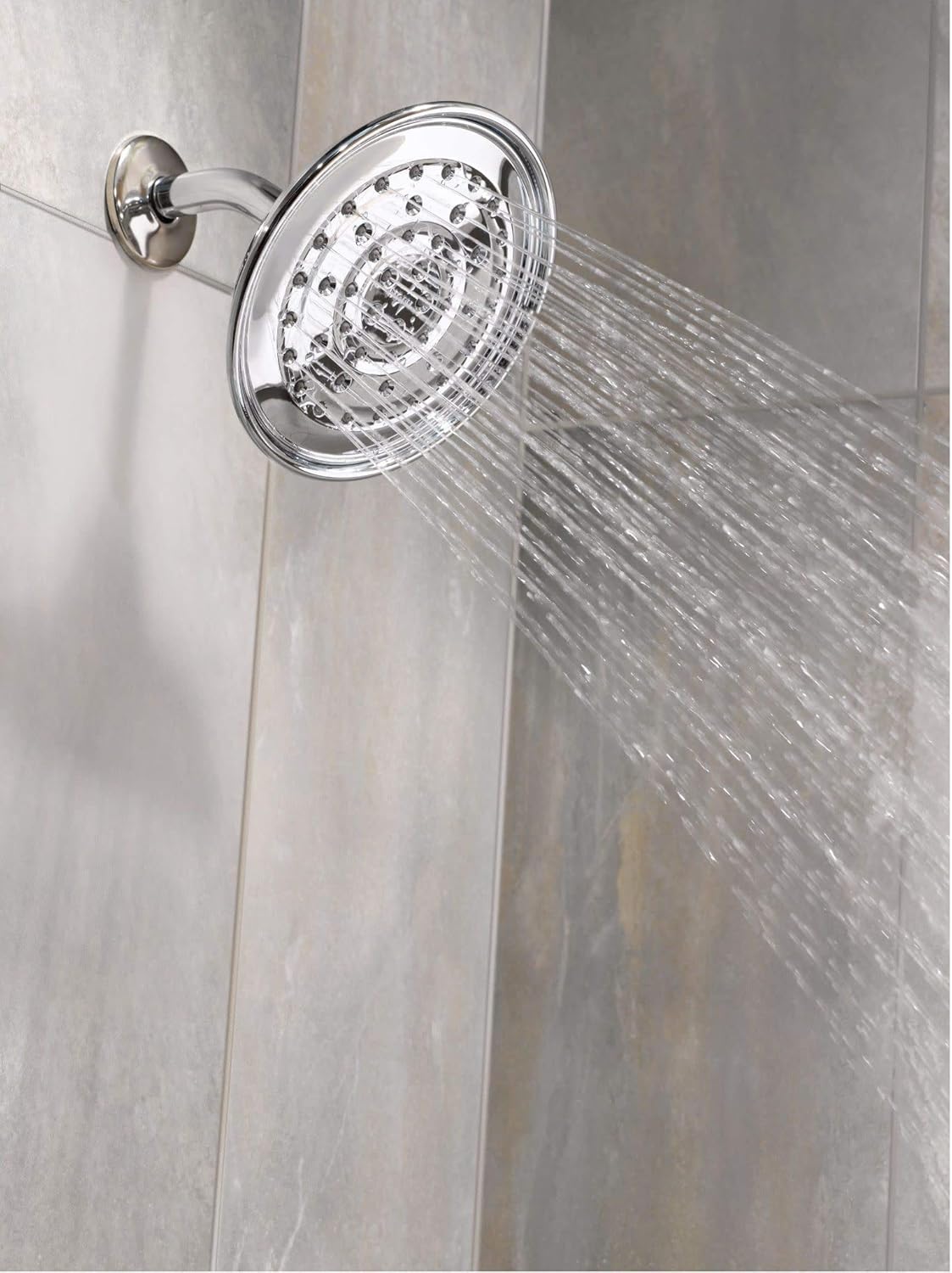 Review Moen 21007 Vitalize 7-Inch Single Function Shower Head with Immersion Rainshower Technology, Chrome