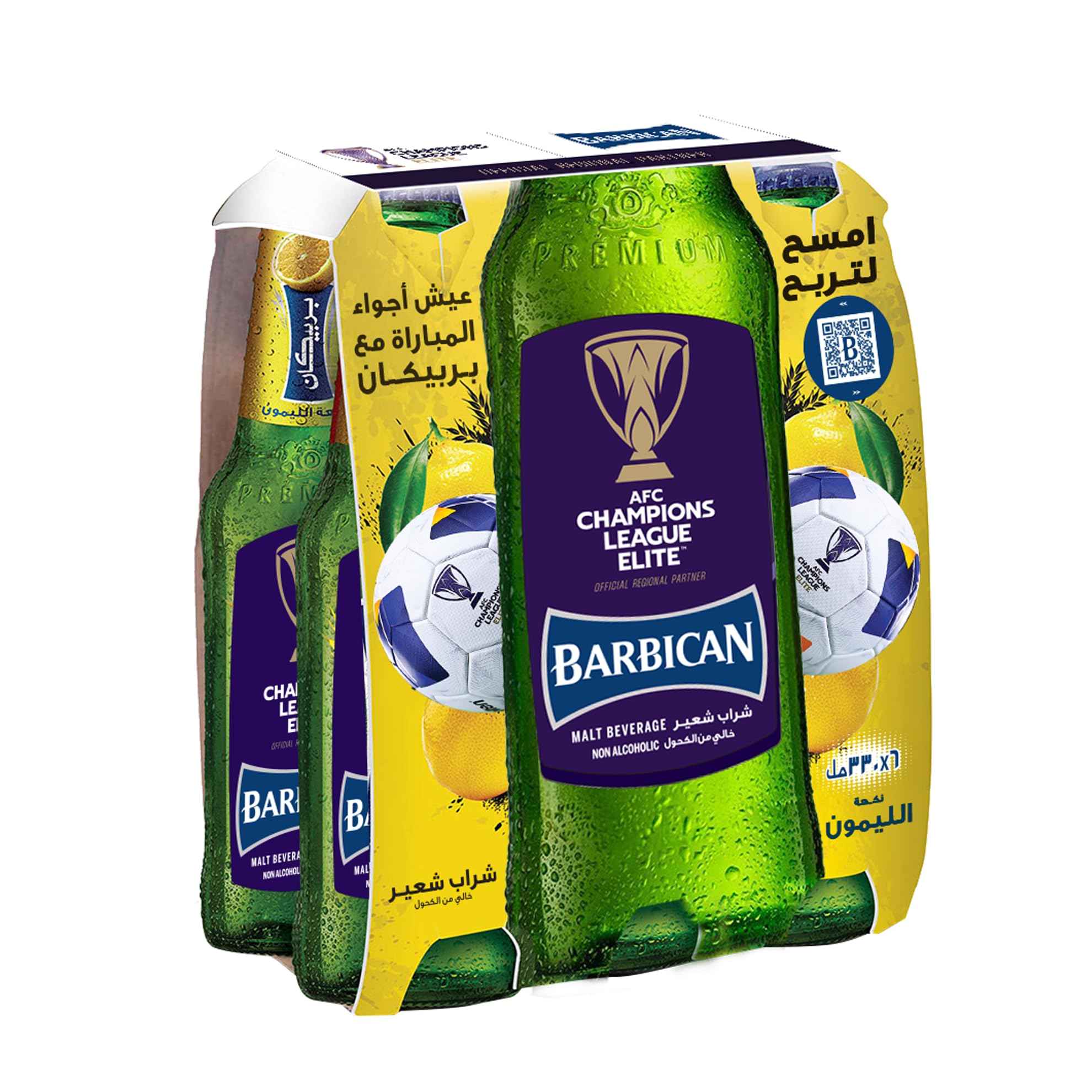 Barbican Lemon Non-Alcoholic Malt Beverage 330ml