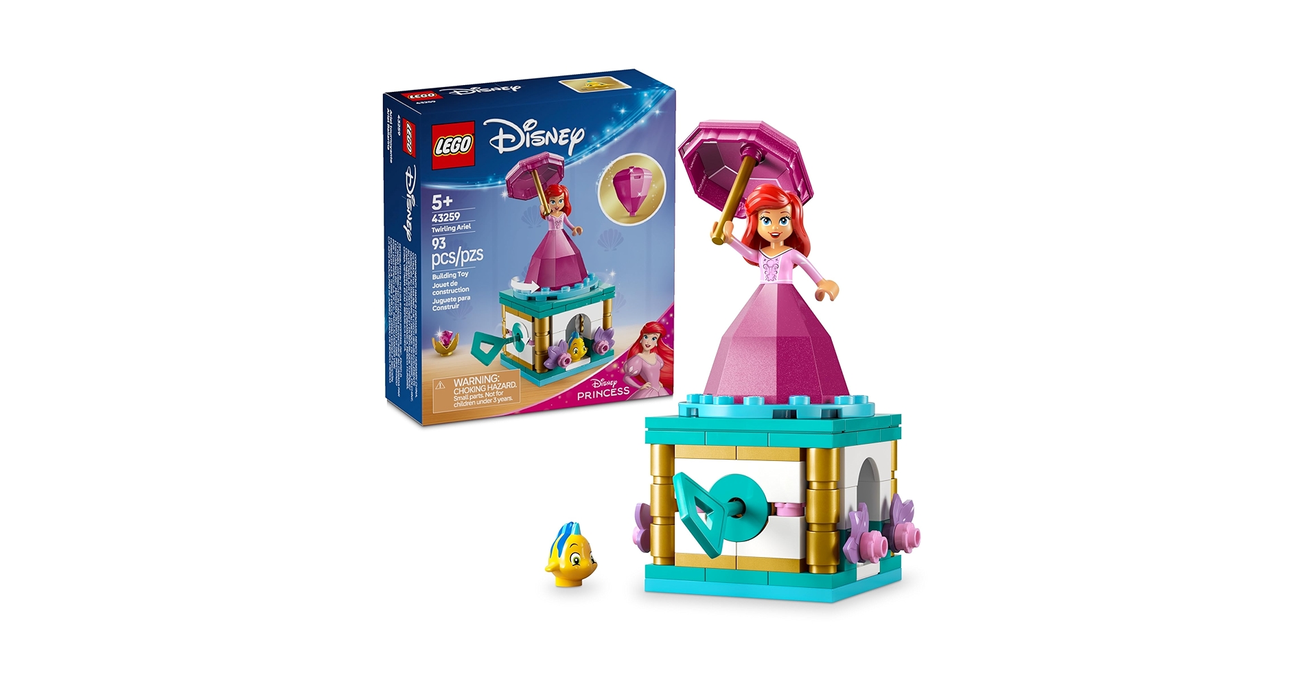 さとぴ Twirling Ariel 43259 | Disney™ | Buy online at the Official
