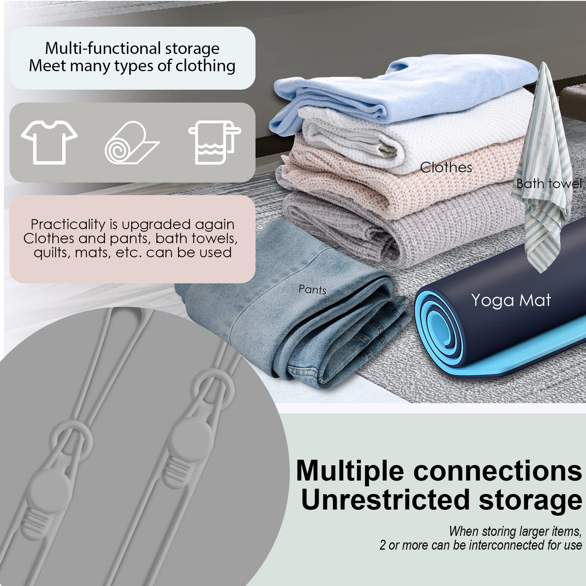 Amazon Basics Fascette stringicavo regolabili per organizzare i