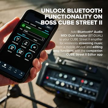 Roland Electronic Drum Set (TD-02KV) & Boss BT-Dual - Bluetooth Audio MIDI Dual Adapter