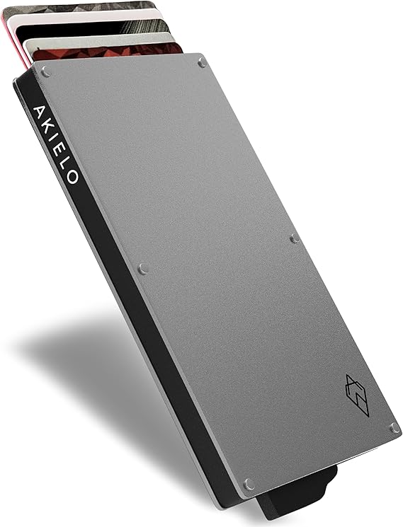 Cartine Slim Portacarte Slim In Vera Pelle Con Blocco RFID - Minimalista, Per Uomo E Donna Miglior Portafoglio Uomo Sottile - Foto 9