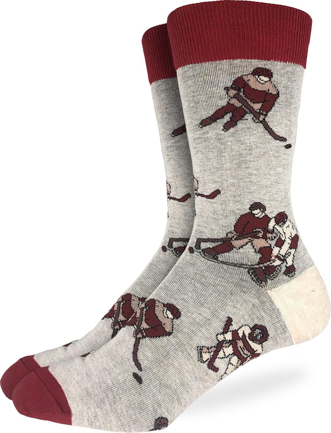 Good Luck Sock Men's Classic Hockey Socks, Big & Tall, Shoe Size 13-17