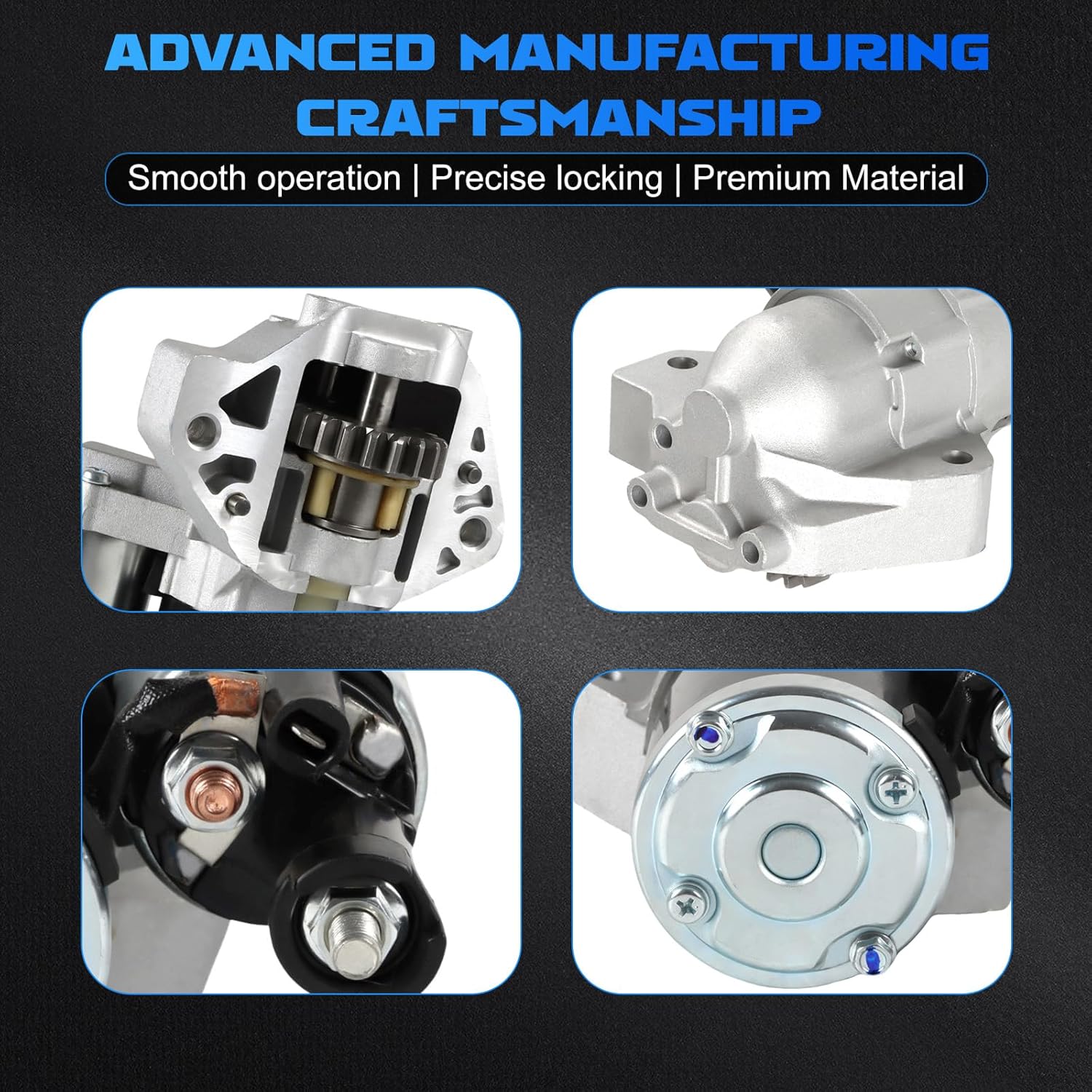Starter 17964 Starter Motor 17481 for 2006 Pilot 3.5L, for 2007 Pilot 3.5L, for 2008 Pilot 3.5L, for 2006 Ridgeline 3.5L, for 2007 Ridgeline 3.5L, for 2008 Ridgeline 3.5L