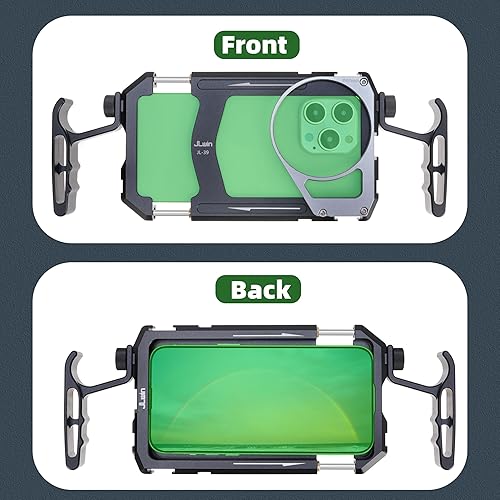 Miniatura 8 de Fotga Estabilizador universal para teléfono inteligente y fotos y video, asas + adaptador de filtro de rosca de 2.638 in para iPhone 17, 16, 15, 14