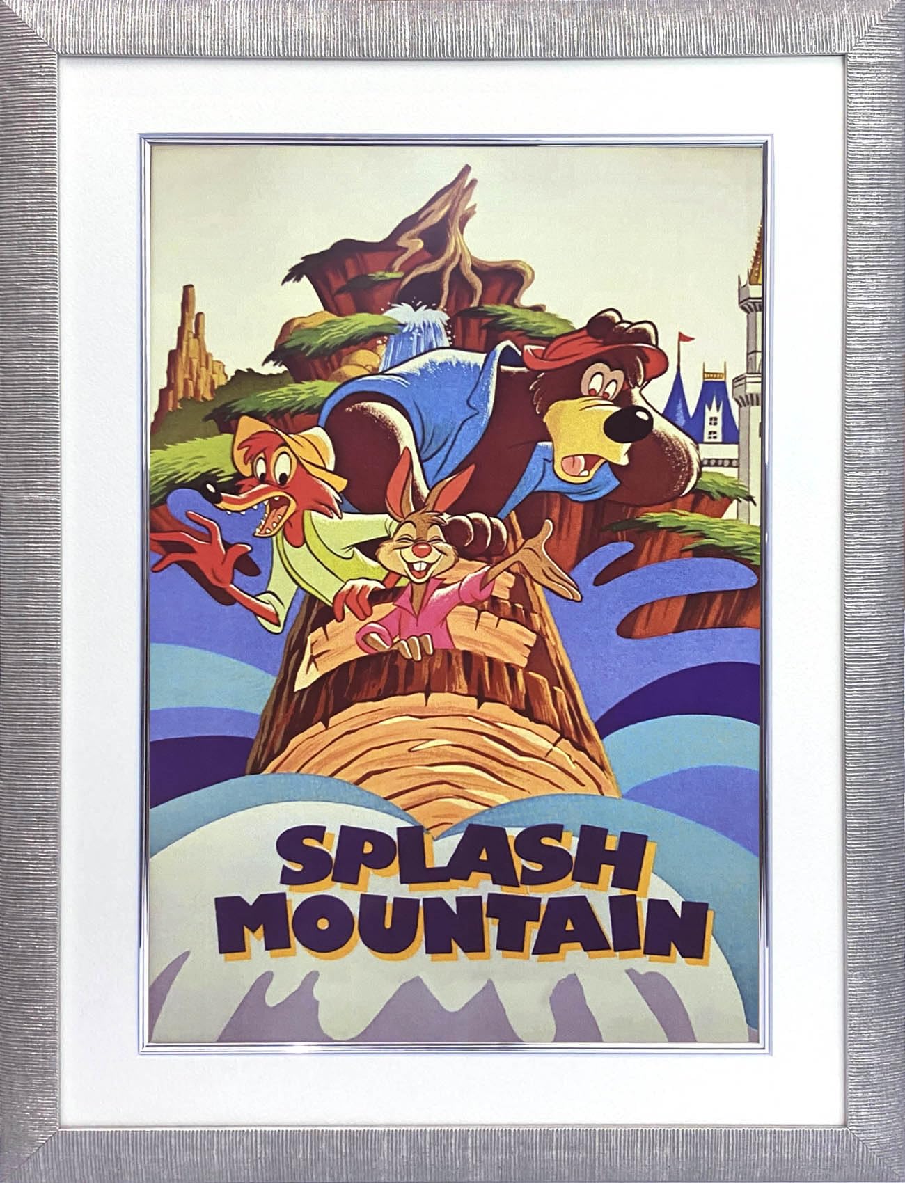 東京ディズニーランド ART PLAQUE 壁掛けパネル８品＋手さげ紙袋３品 Amazon.co.jp: ディズニー アートポスター「スプラッシュ マウンテン