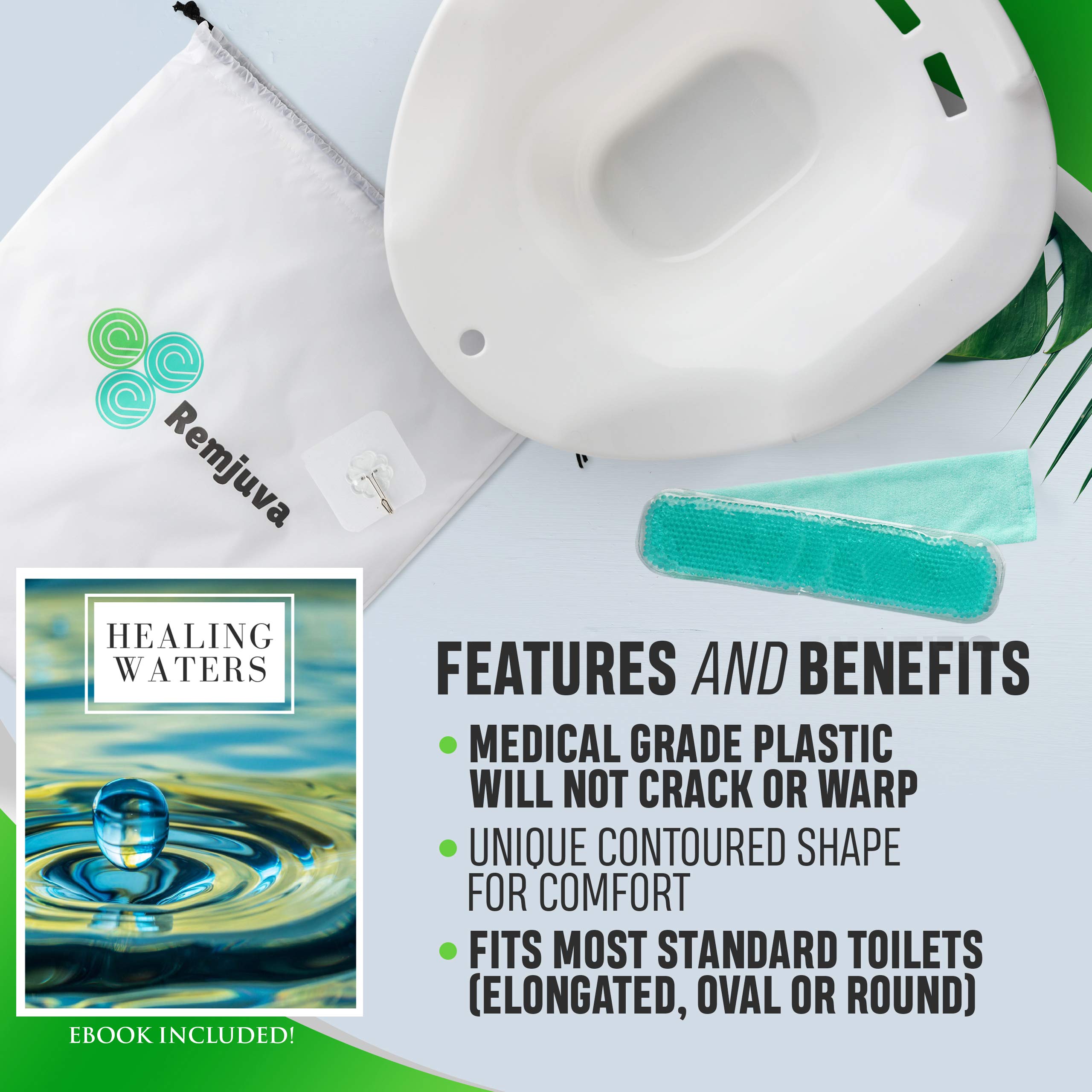 Buy Sitz Bath for Toilet Seat Elongated Sitz Bath for Hemorrhoids