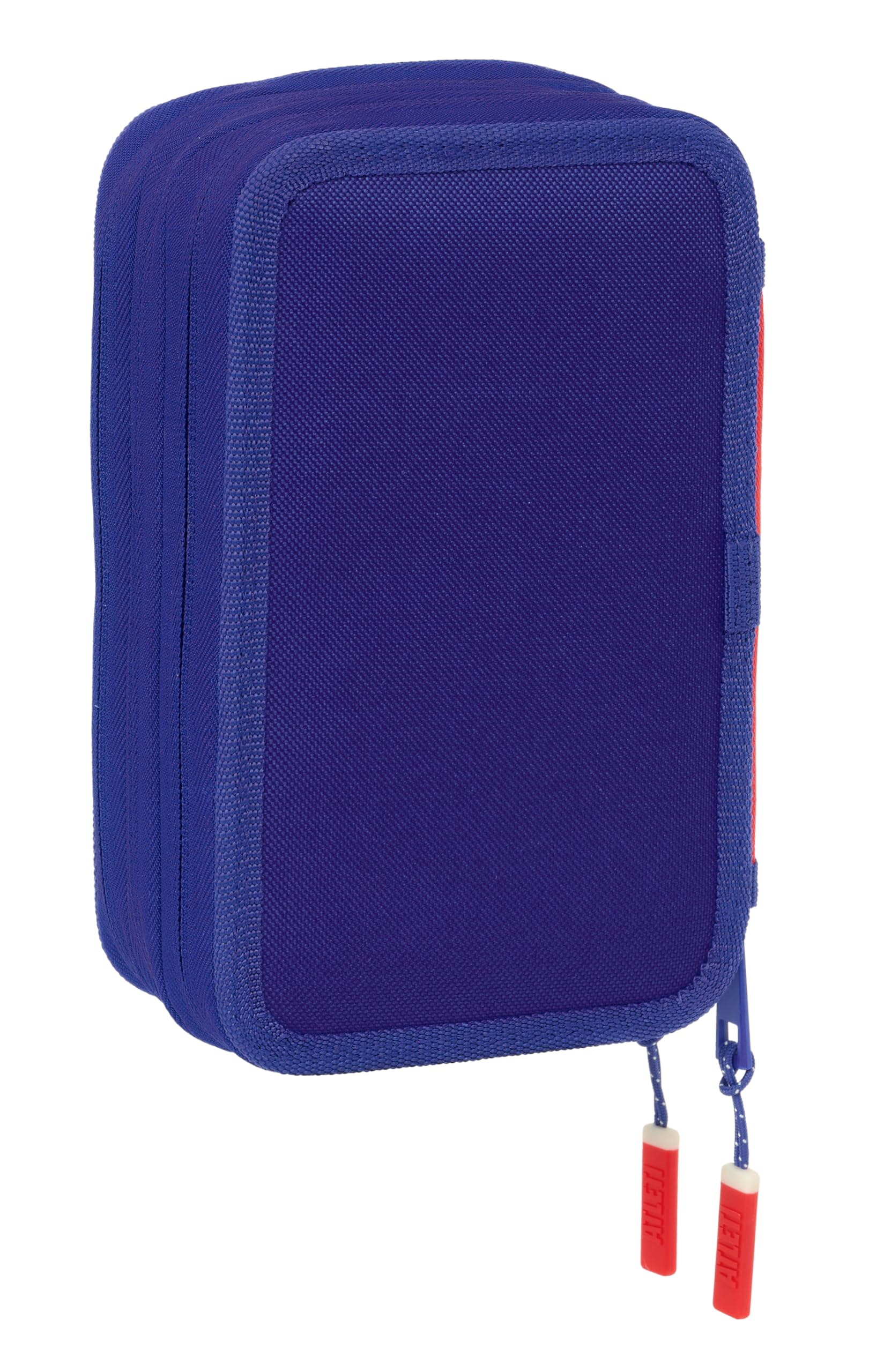 Safta ATLÉTICO DE Madrid - Estuche Escolar con 37 Útiles Incluidos, Estuche Infantil, Estuche Niño, Ideal para Niños de 5 a 14 Años, Cómodo y Versátil, Calidad y Resistencia, 12.5x5.5x19.5 cm