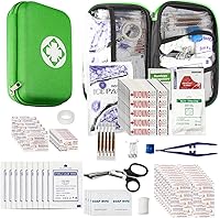 Vista 13 de Kit de Primeros Auxilios de Supervivencia para Coche-Hogar Kit de Emergencia - Morado 273 Piezas Equipo Suministros de Viaje Set de Primeros