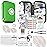 Car-Home Survival First-Aid Kit Emergency-Kit - Green 273Piece Equipment Travel Supplies First Aid Set Home Essentials Camping Hiking YIDERBO