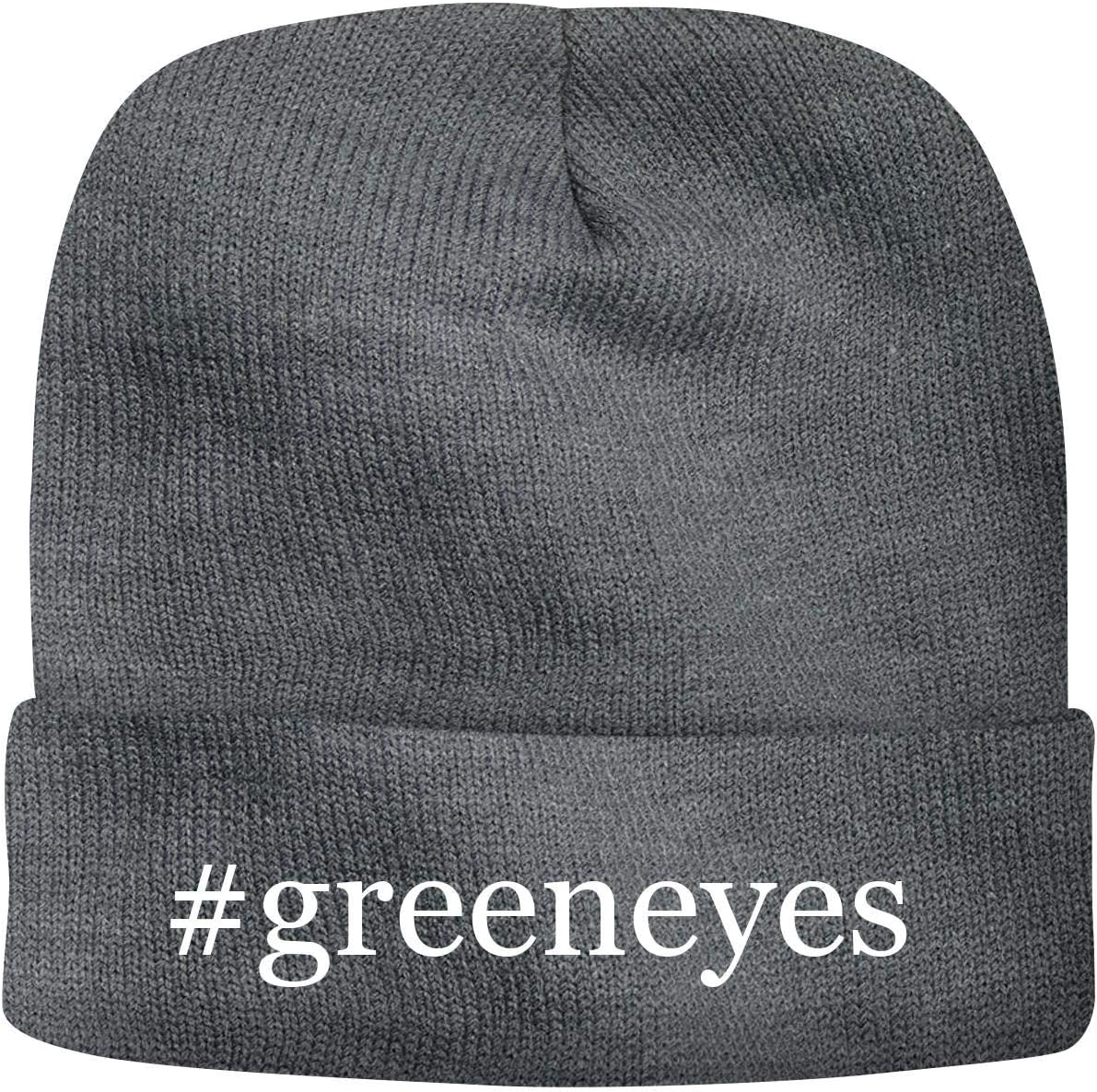 BH Cool Designs #greeneyes - Men's Hashtag Soft & Comfortable Beanie Hat Cap