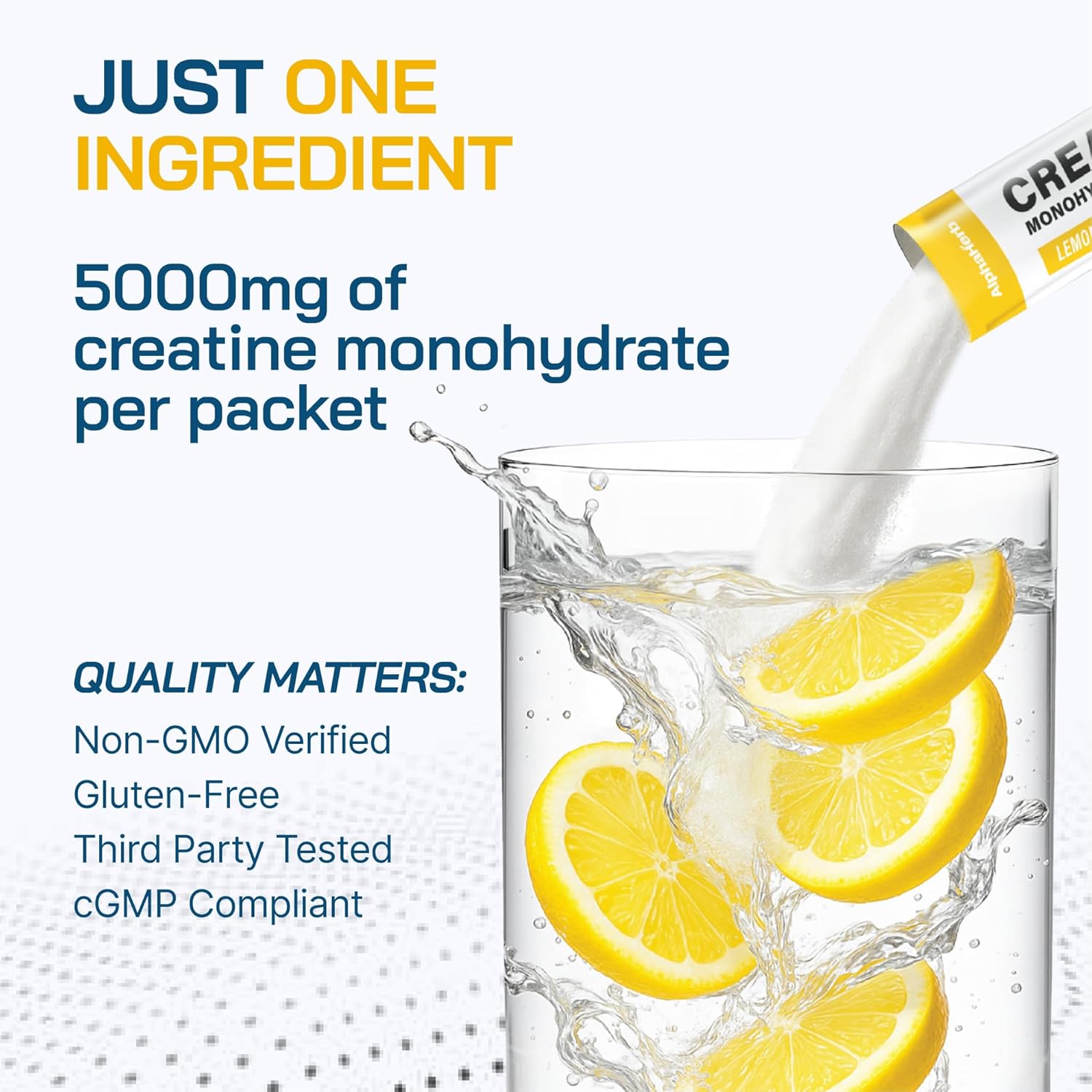 Creatine Monohydrate Powder – Creapure® German-Sourced, Lemon Flavour, 30 Stick Creatine Packs, 5000mg Each | No Sugar, No Fillers, Gluten-Free - Image 4