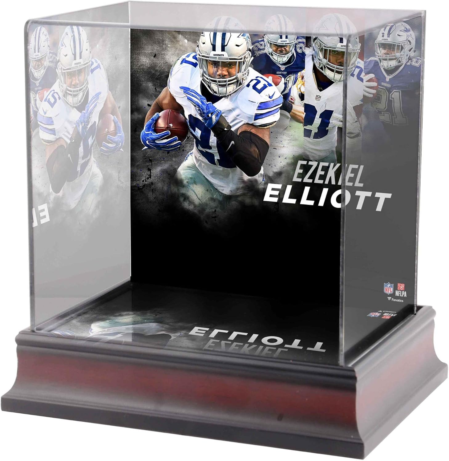 Ezekiel Elliott Cowboys Deluxe Mini Helmet Case Football Mini Helmet