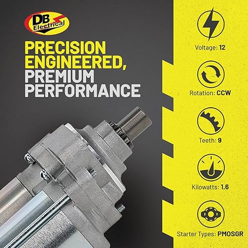 Miniatura 3 de DB Electrical SMU0004 arrancador para 3.0L Acura Cl, 3.5l Mdx, 3.2l Tl, 3.0l Honda Accord, 3.0l Honda Accord, Pilot