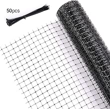 Ohuhu 6.6 X 65 FT Heavy Duty Bird Netting for Garden, PP Material Anti-Bird Reusable Garden Nets for Fruit, Vegetable, Plant Trees, Fencing Protection from Birds Deer Etc, Bonus 50 PCS Cable Ties - coolthings.us
