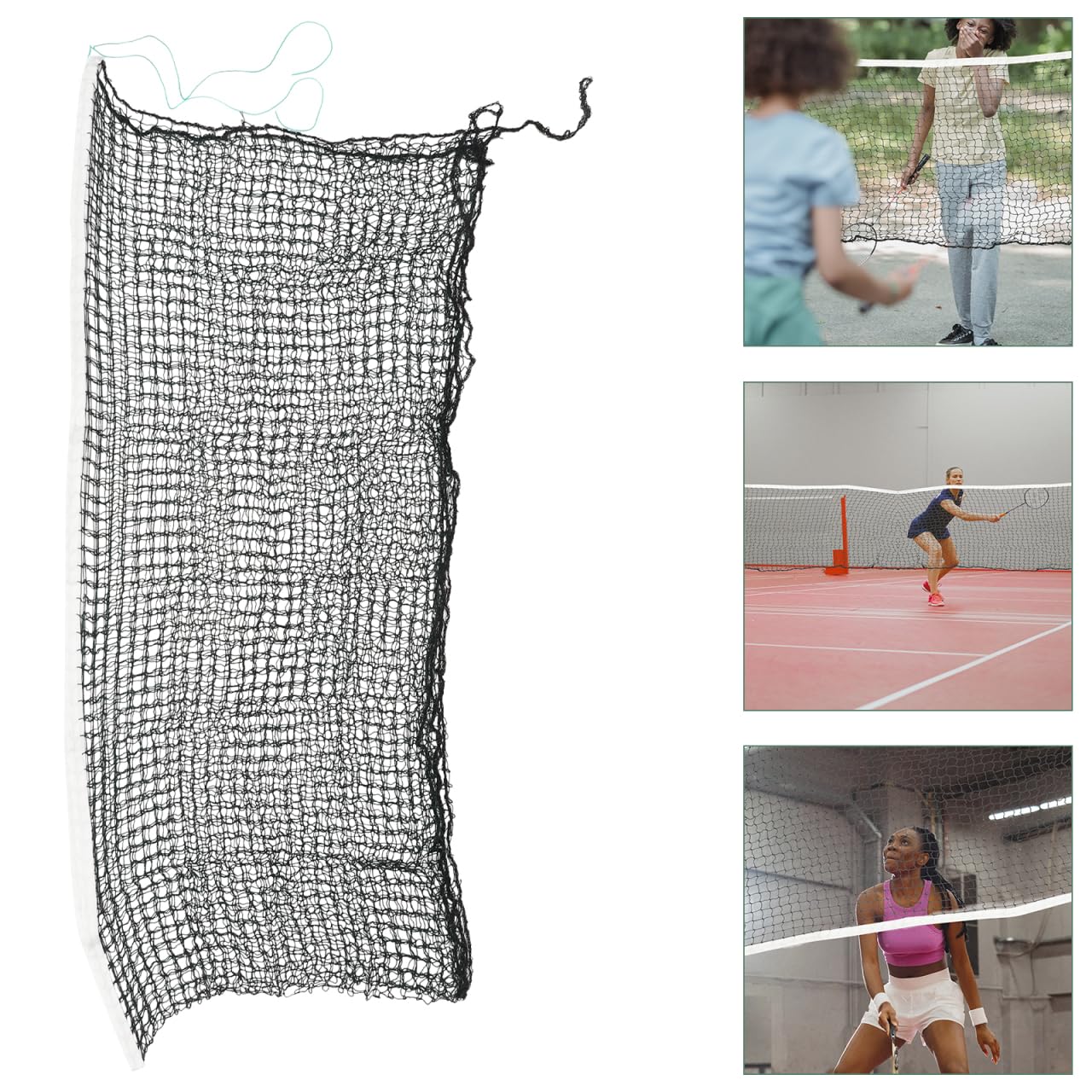 HANABASS Filet De Badminton Filet De Balles Pliables De Volley-Ball De Sport De Balle De Sport Portable De Balles De De Badminton pour Badminton