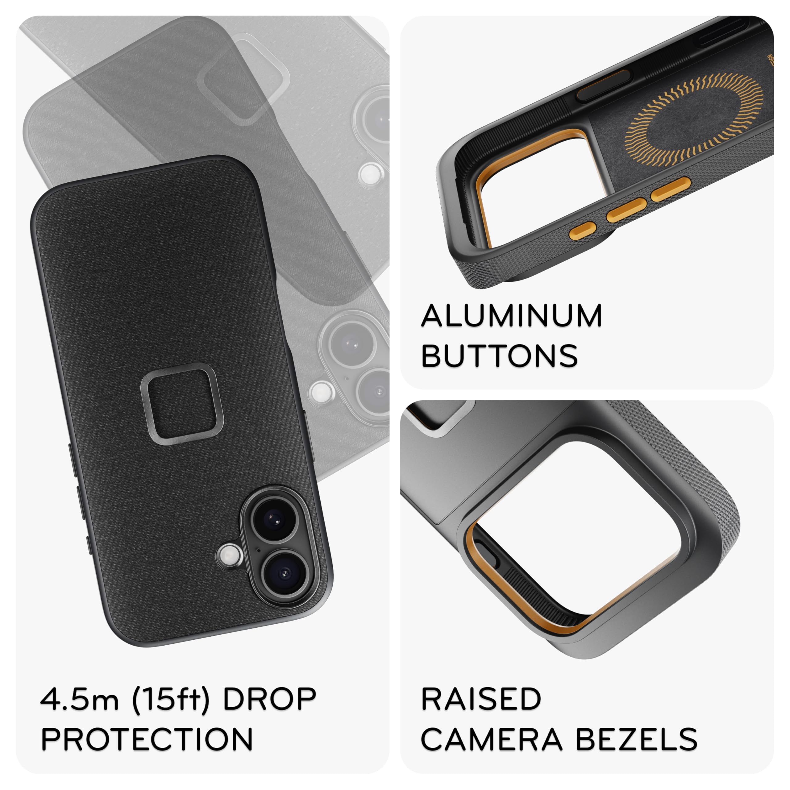 Peak Design iPhone17Pro maxケース　セット Amazon.com: Peak Design Mobile Gnar Phone Case for iPhone 17 Pro