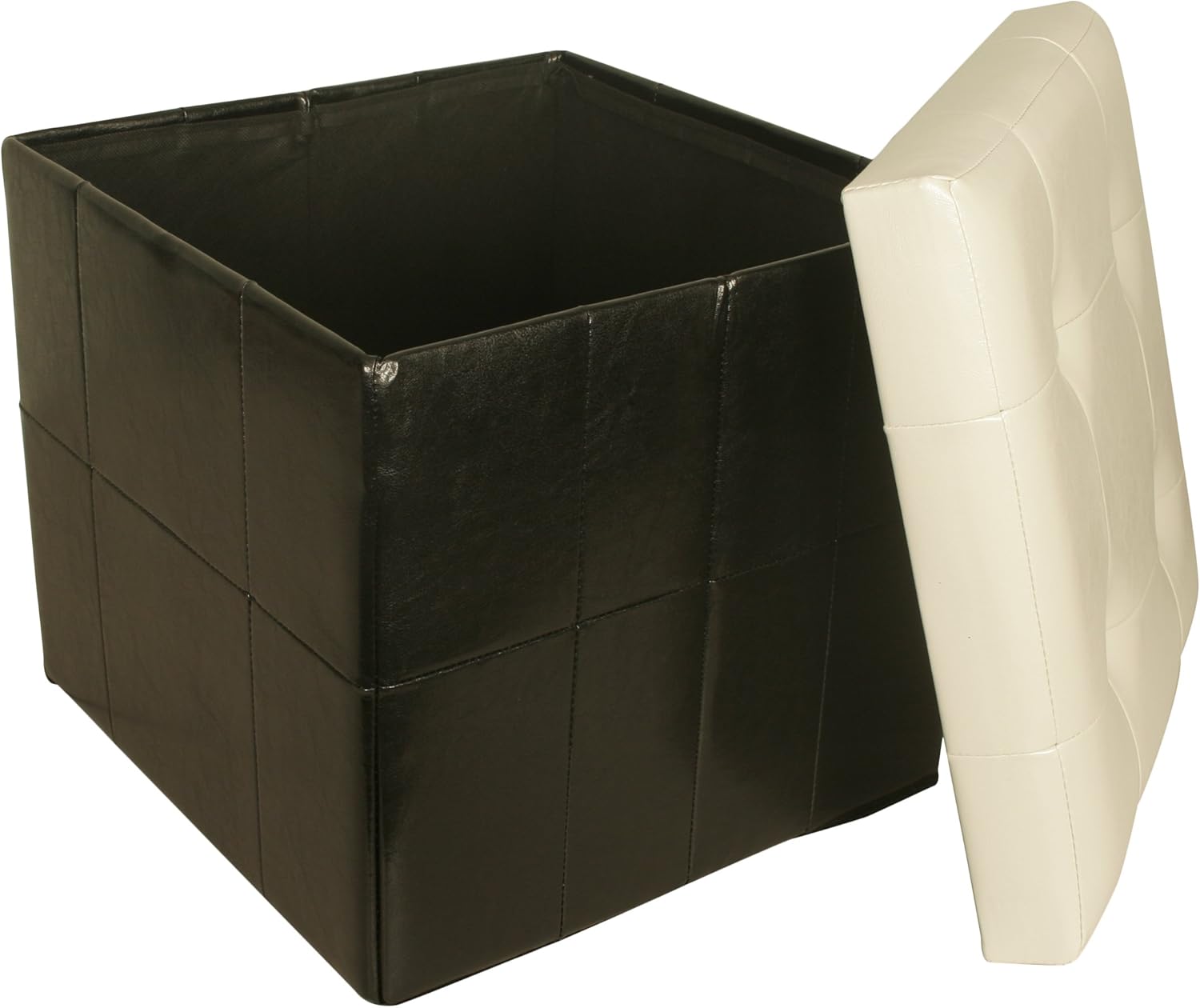 Wald Imports 70065 Black & White Collapsible Seat or