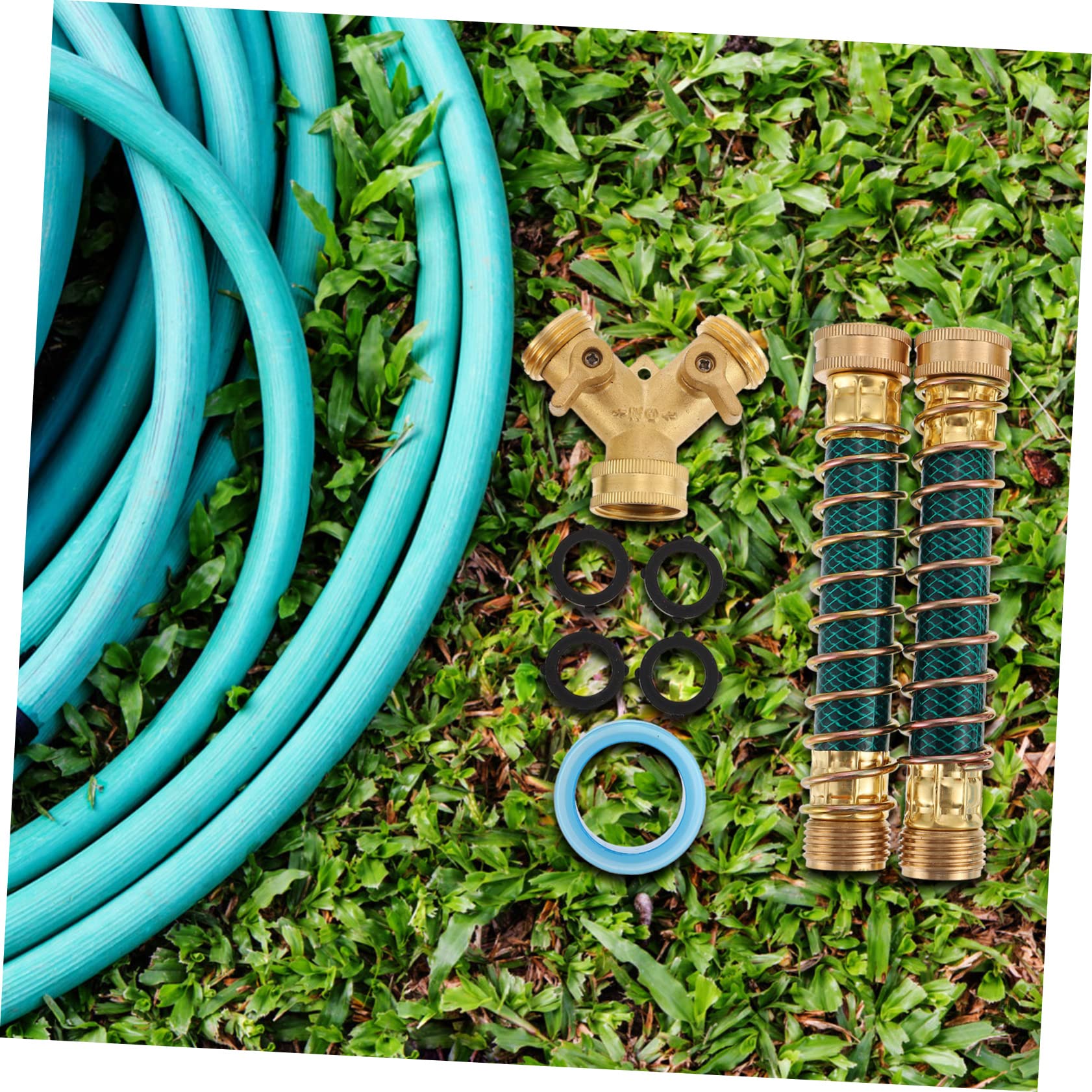 UKCOCO 1 Juego Conector de Manguera Jardín Adaptador de Manguera de Divisor de para Grifo Conector Rápido para Jardín Accesorio de Jardinería Resistente Alta Presión