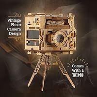 Vista 3 de iDventure Cluebox PRO - Cámara de Sherlock - Juego de Escape Room - Caja de Rompecabezas Secuencial - Rompecabezas de Madera 3D para Adultos