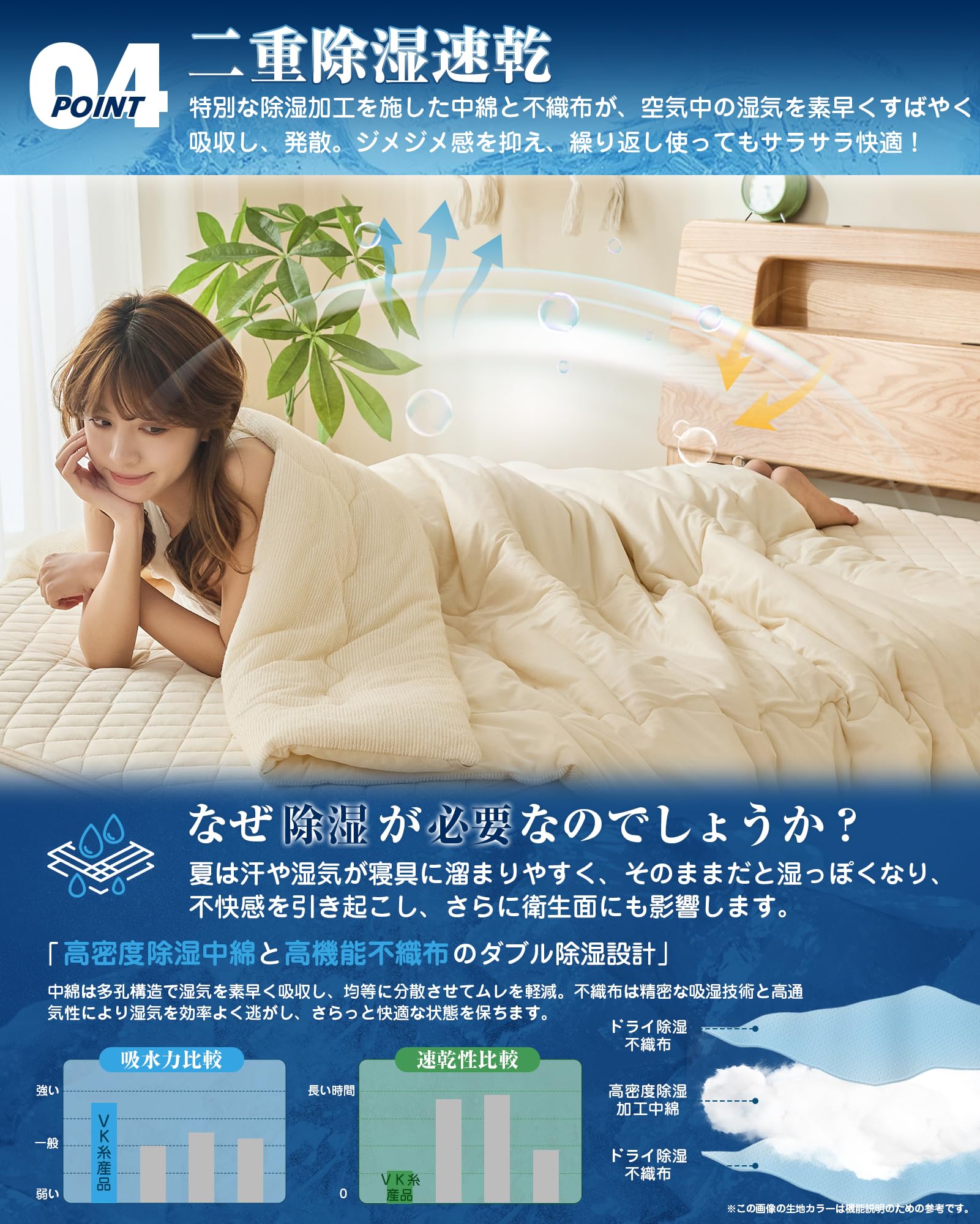 Amazon｜VK Living 夏用掛け布団 肌掛け布団 シングル リバーシブル