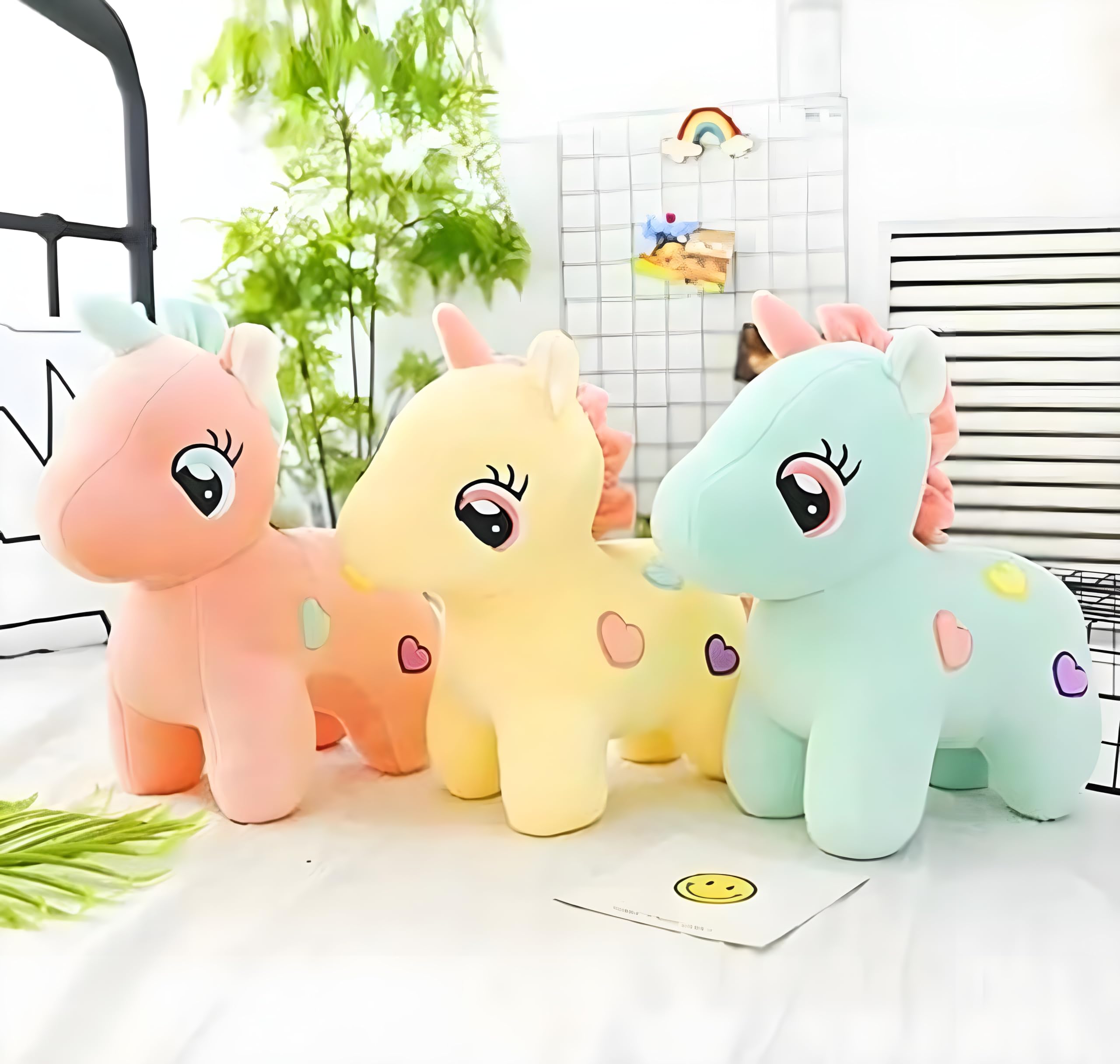 Liquortees Unicorn Soft Toy, Stufed Animal Toys, Plush Teddy Bear for Kids (25 Cm Yellow Blue & Pink) (B0BPPVQQNX) Amazon Price History, Amazon Price Tracker